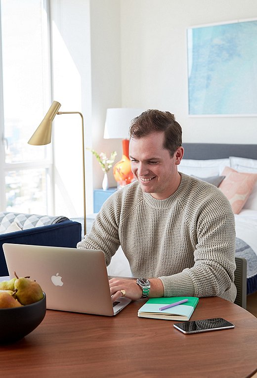 Will Hardy at home in Manhattan.
