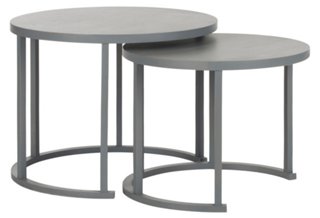 Madden Nesting Tables, Gray