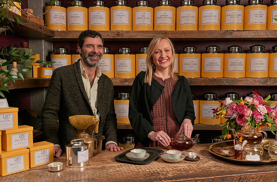 Michael and Heidi say the steeping process quickly becomes second nature and takes just a strainer, a tea kettle, and a few minutes of focus.
