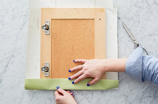 An Ingenious Diy For A Colorful Kitchen No Paint Required