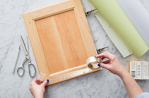 An Ingenious Diy For A Colorful Kitchen No Paint Required