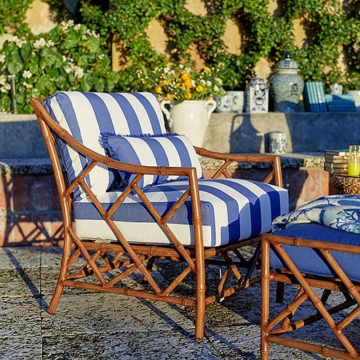 Bamboo best sale patio set