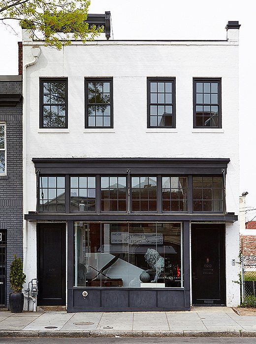 Located in Washington DC’s Shaw neighborhood, Darryl’s boutique captures “a rare example of pre-Civil War architecture.”
