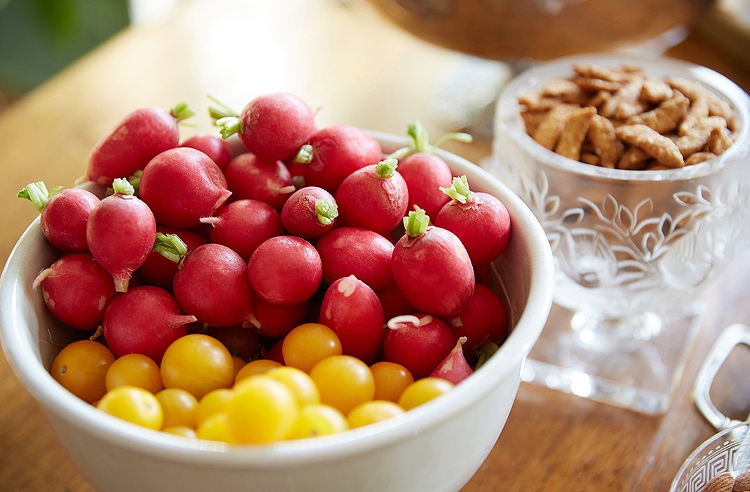 A bitter radish is the perfect companion to sweeter cocktails.
