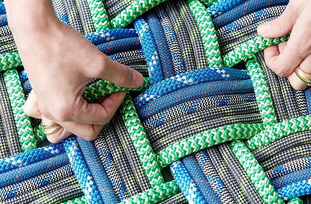 Tour The Ny Studio Of Serpentsea Rope Mat Artist Sophie Aschauer