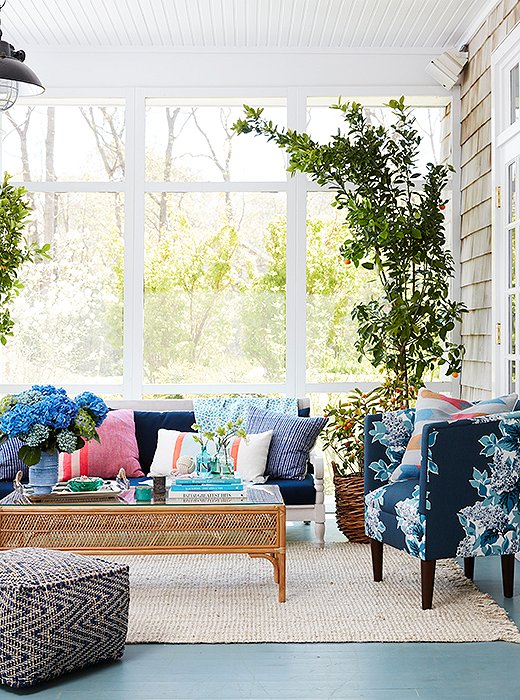 Tour Estee Stanley's Hamptons Porch Makeover