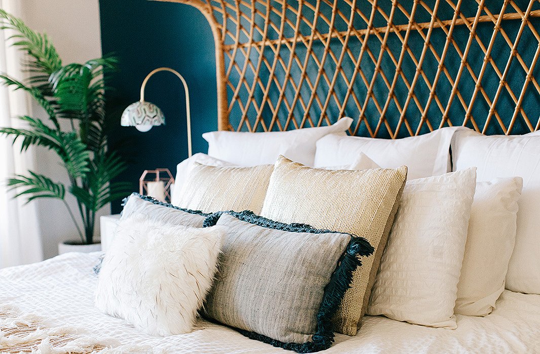 how to decorate a glamorous bohemian bedroom