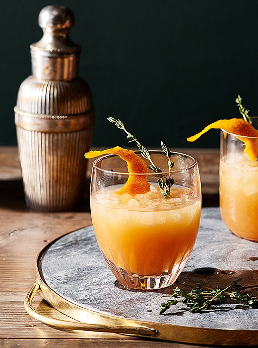 Fans of manhattans and old-fashioneds will love this seasonal spin on the bourbon sour.
