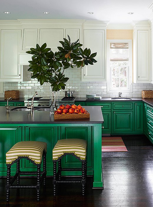 Designers Share Their Favorite Paint Colors For Green Kitchens