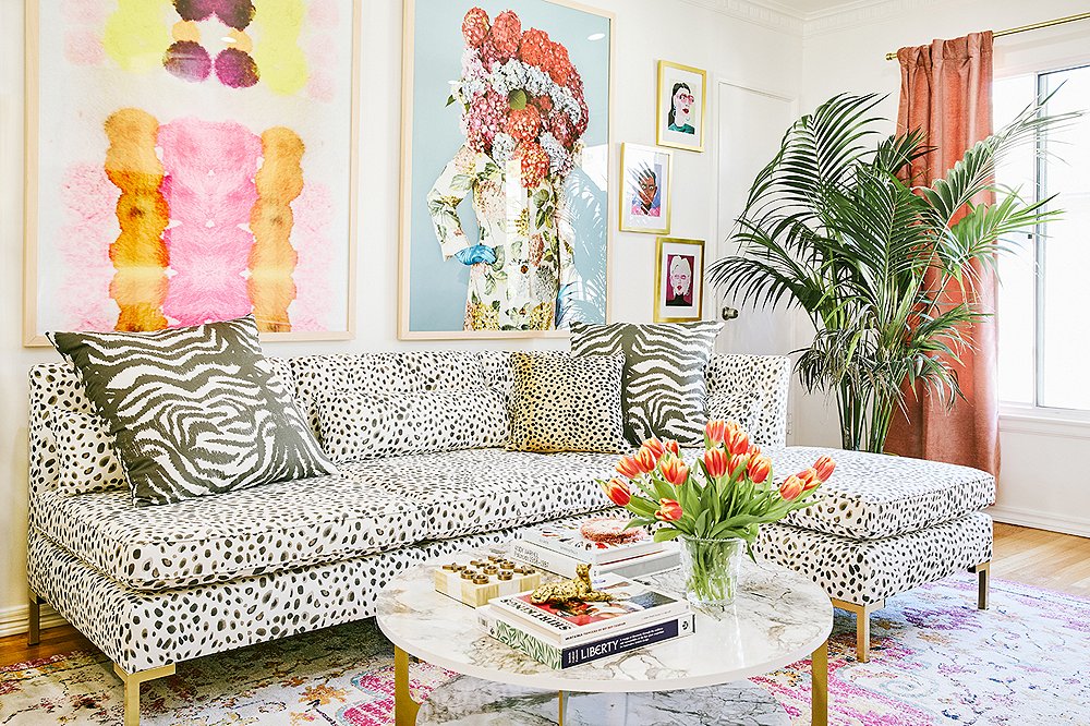 Autumn Adeigbo’s Colorful Living Room