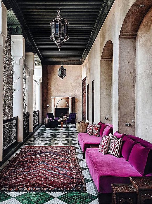 A Moroccan escape replete with design inspiration. Photo by @heydavina.
