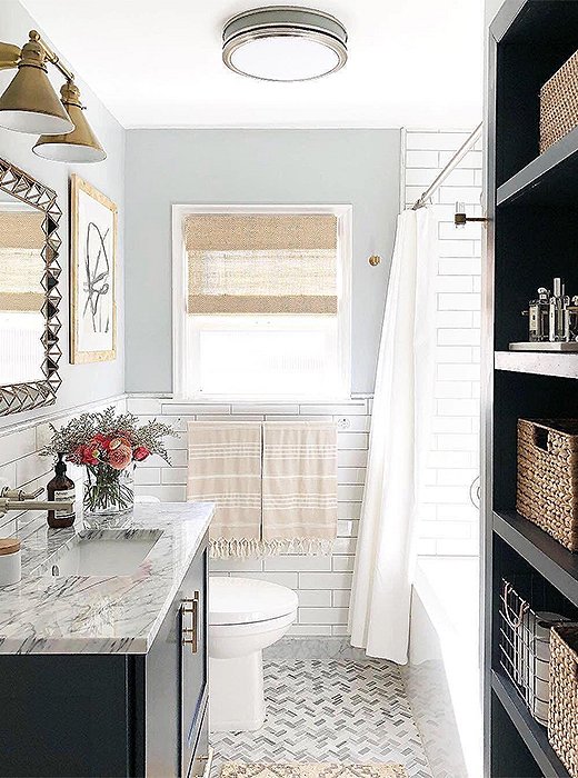 When you find a powder room you never want to leave… Photo by @cohesivelycurated.
