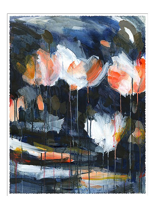 Mud Peonies II by Caroline Wright.
