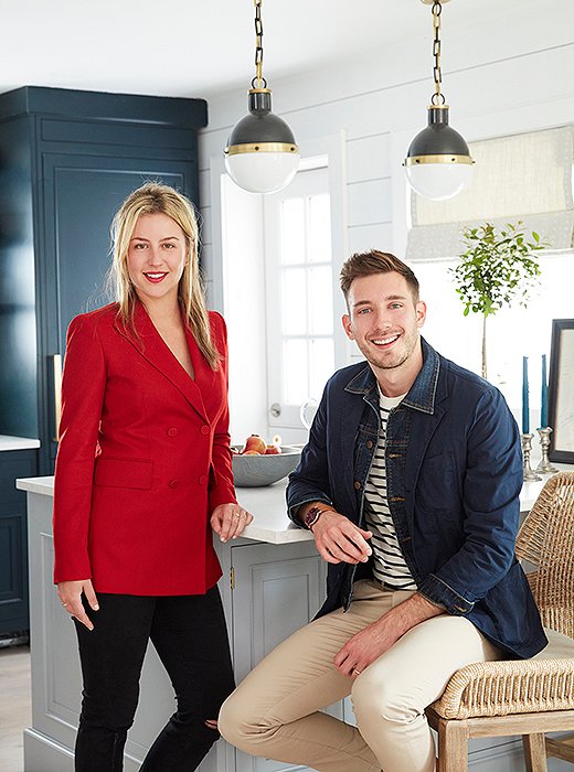 The dream team: One Kings Lane designer Sally Gotfredson and lifestyle expert Will Taylor.
