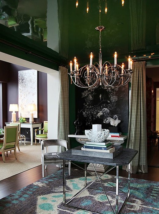 8 Designer Rooms with Gorgeous Painted Ceilings