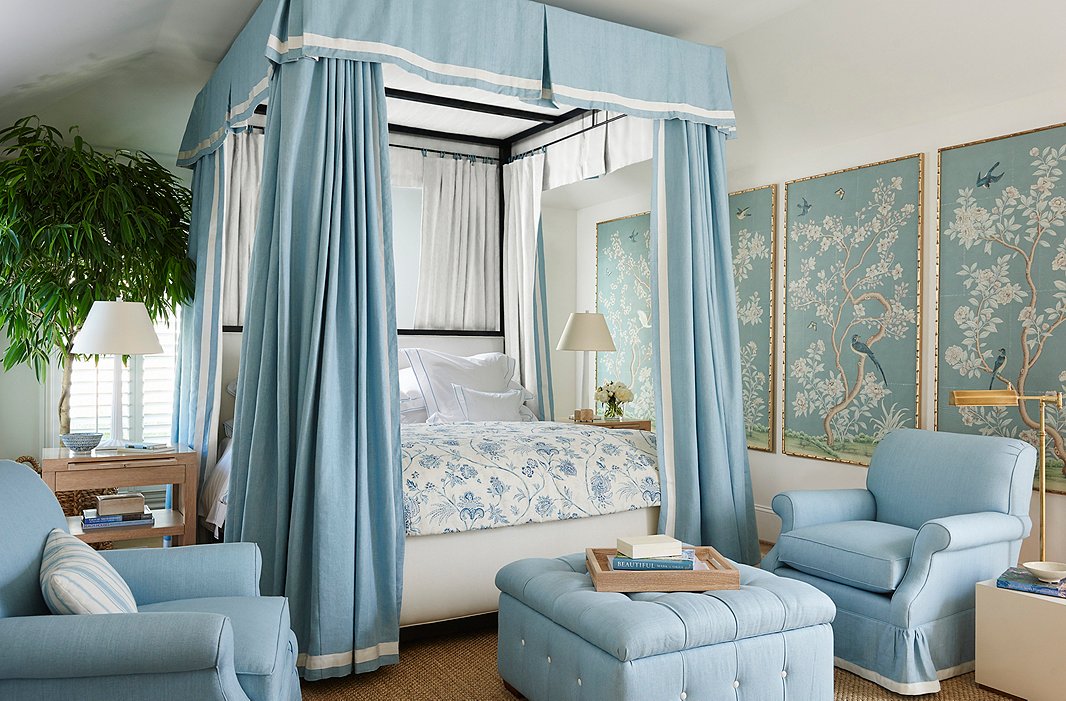 Pieces from the Pacific Palisades collection are perfect for creating a dreamy bedroom.
