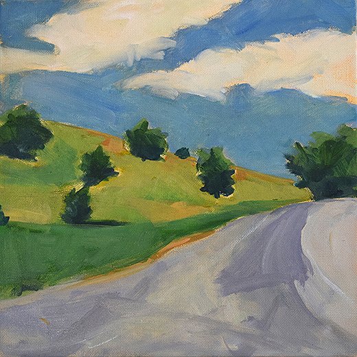 Driving to the Farm by Christen Yates.
