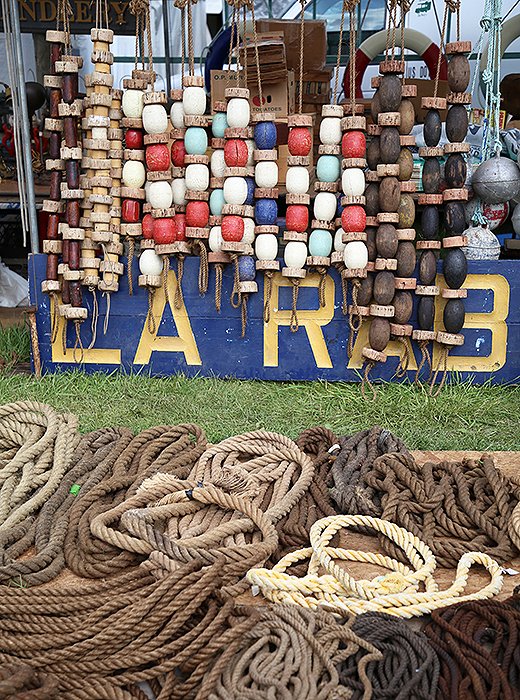You’re likely to find all sorts of nautical ephemera at Brimfield, thanks to its location in the heart of New England. 
