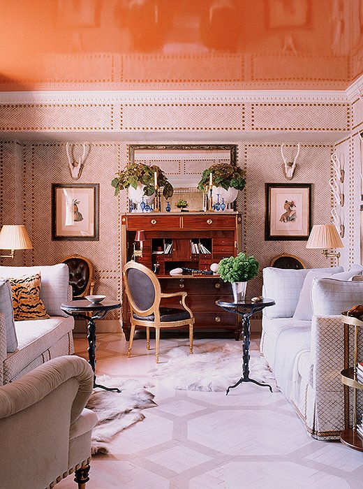 8 Designer Rooms With Gorgeous Painted Ceilings