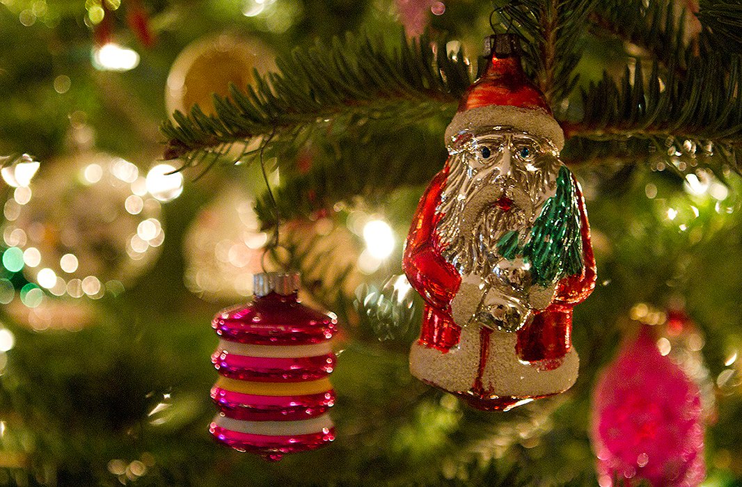 “As my grandmother grew older, she took pleasure in letting me decorate her tree, and I have many happy memories of doing it,” writes Bob. “Now one of my favorite and most treasured ornaments is her favorite Santa Claus. Each year when I hang him on my tree, I think of her and smile.”
