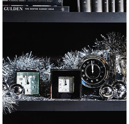 Let the countdown begin! On New Year’s Eve, chic clocks become part of the party decor.
 
