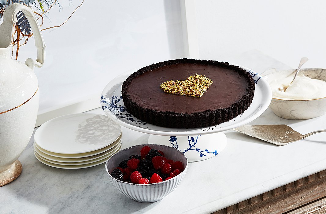 Double chocolate makes for a doubly decadent dessert.
