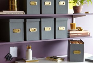 decorative storage crates