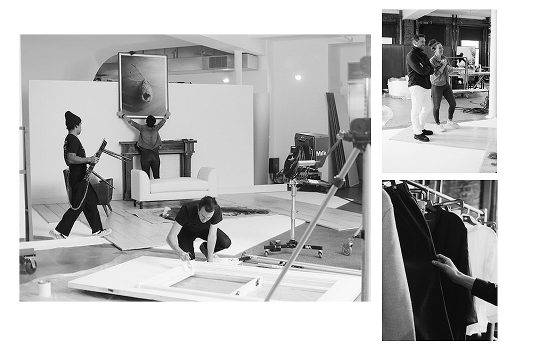 Creative minds at work behind the scenes. Photos by Taylor Swaim.
