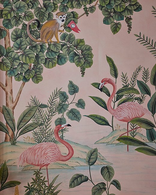 The de Gournay team hid among the flora and fauna subtle nods to the Colony’s mythology, such as its mascot, Johnnie Brown. 
