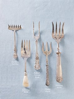 different types of forks and spoons