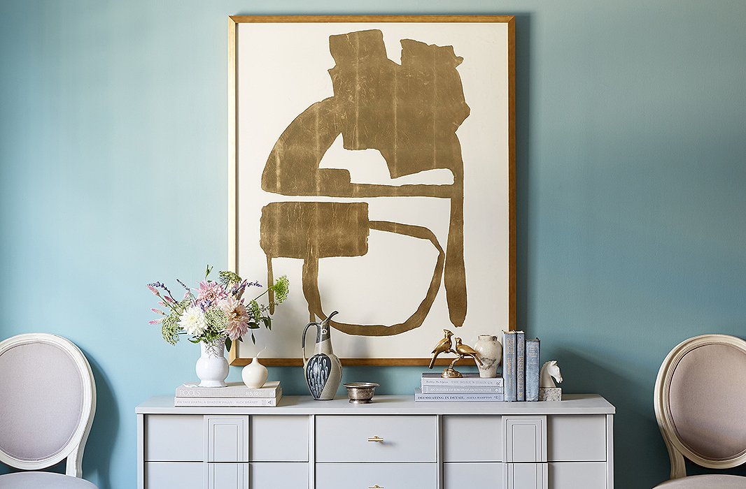 How To Hang Art Above A Console Table, Height Mirror Above Console Table