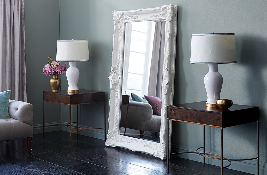 Easy Ideas  for Decorating  with Floor Mirrors 