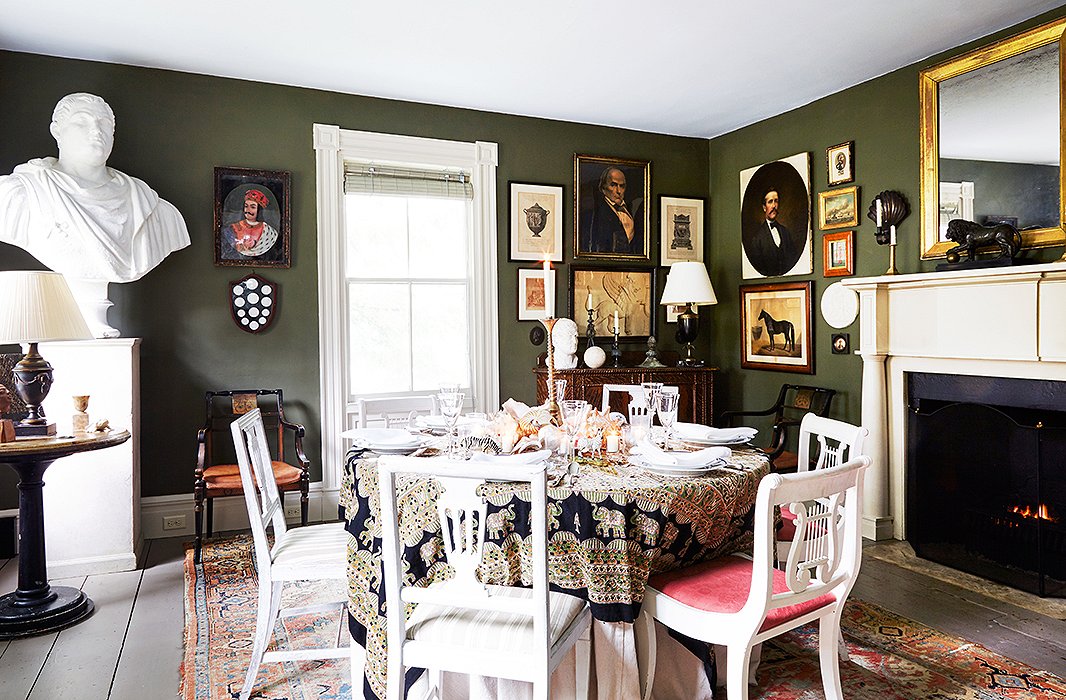 Pillows on outlet dining room chairs