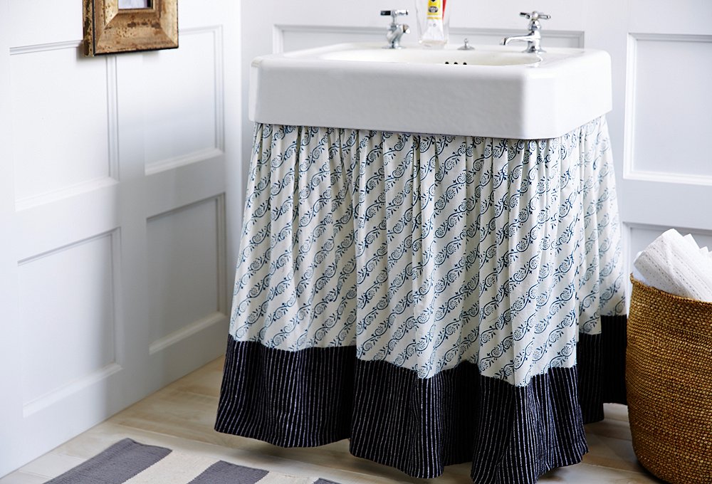 Skirted Sink How To