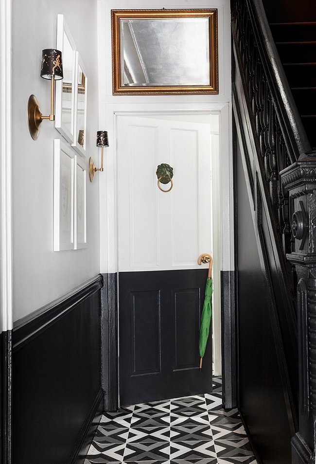 An Entryway Makeover In Black And White One Kings Lane Our Style Blog