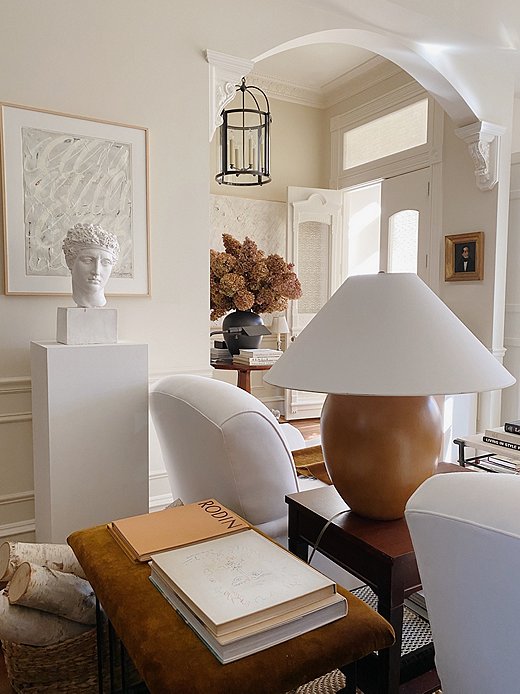 Josh’s Washington D.C. home is a testament to his work and style. Layers of neutrals bring the space alive with texture and warmth. 
