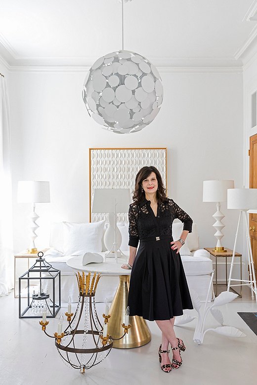 Designer Julie Neill in her New Orleans home.
