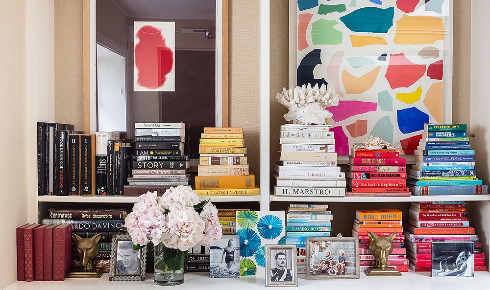 You'll Love This Colorful Idea for Decorating with Books