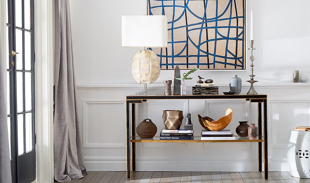 Affordable decor for console table ideas for a stylish entryway