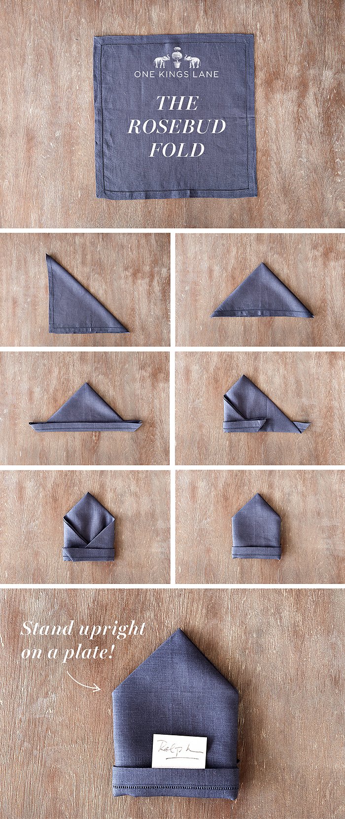 Your Step By Step Guide To Nailing 3 Hot Napkin Folds One