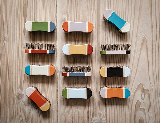 The colors are meant to work together seamlessly and these brushes display only a few color combinations.
