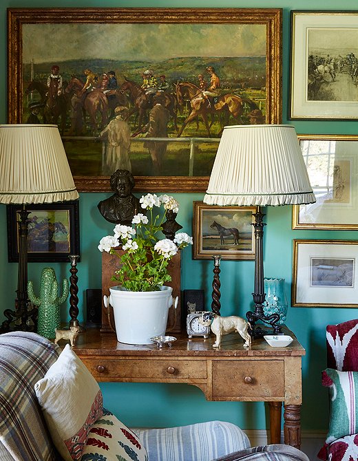 Penny Morrison’s living room. The designer lives in Wales.
