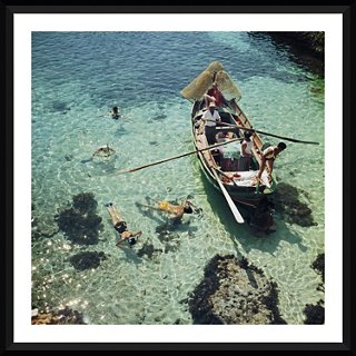 Getty Images Gallery Photography - Slim Aarons, Snorkeling in the