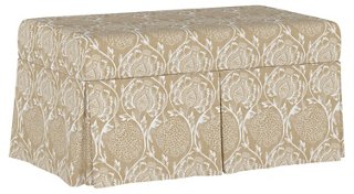 Hayworth Storage Bench, Floral Flax One Kings Lane