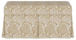 Hayworth Storage Bench, Floral Flax One Kings Lane