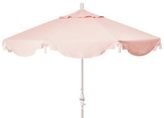 blush pink umbrella