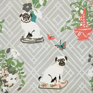 Manor Born Madcap Cottage Wallpaper Paris Gray Madcap Cottage