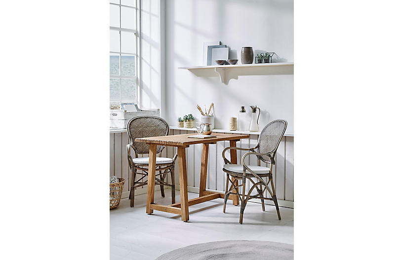 Sika Design - Rossini Bistro Armchair, Taupe Gray | One ...