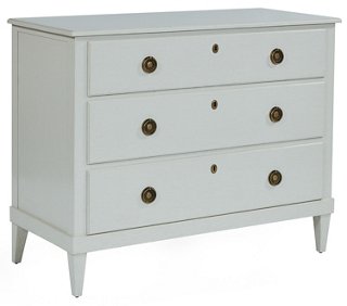 One Kings Lane Adams 3 Drawer Dresser Cream One Kings Lane