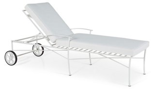Kendal Chaise, White